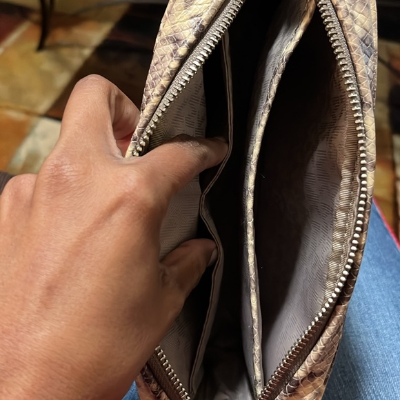 Michael Kors Snake Embossed Crossbody Bag - Picture 12 of 15